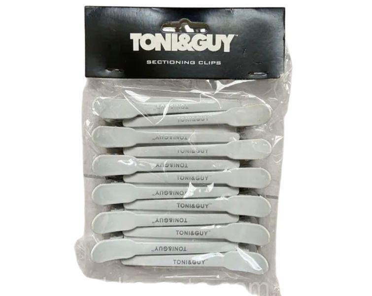 Затискачі для волосся пластикові Toni&Guy, 12 шт 102020 фото