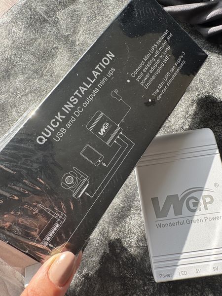 ДБЖ для роутера, повербанк MINI DC UPS WGP 5V-9V-12V, 10400mAh 2379791971 фото